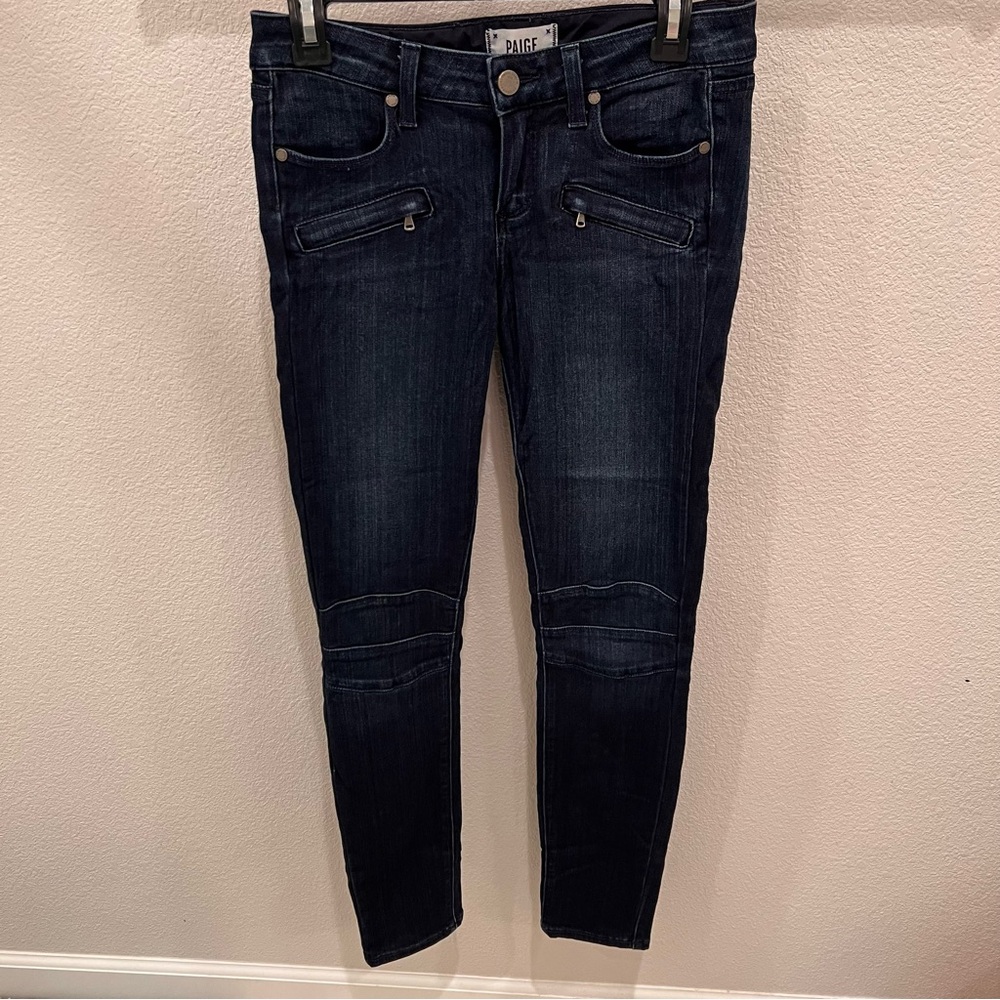 PAIGE Denim Low Rise Skinny Jeans Size 26